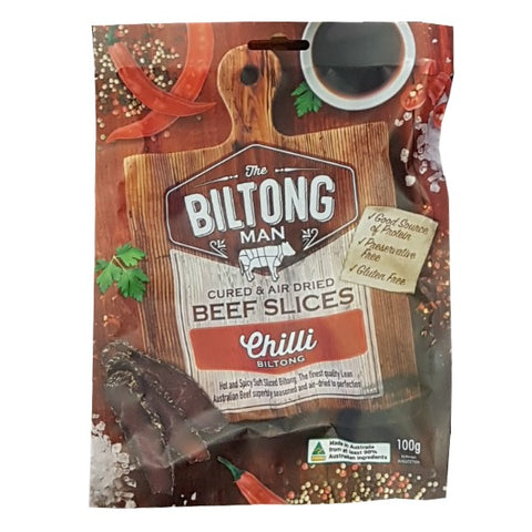 Biltongman Chilli Beef Biltong Packets
