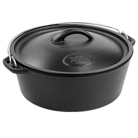 Potjie Size 12 - Flat Bottom Bakepot - 5L