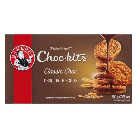 Bakers Choc-Kits Classic Choc Biscuits - 200g