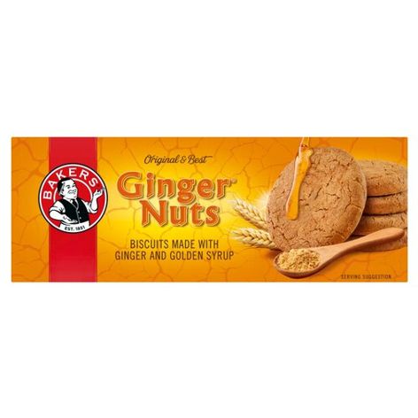 Bakers Ginger Nuts Biscuits - 190g