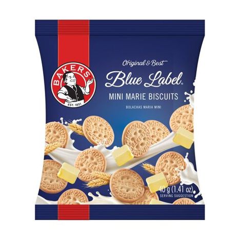 Bakers Blue Label Mini Marie Biscuits - 40g
