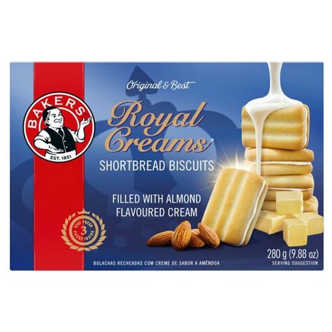 Bakers Royal Creams Shortbread Biscuits - 280g