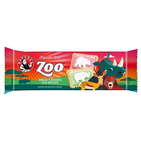 Bakers Zoo Iced Biscuits - 150g