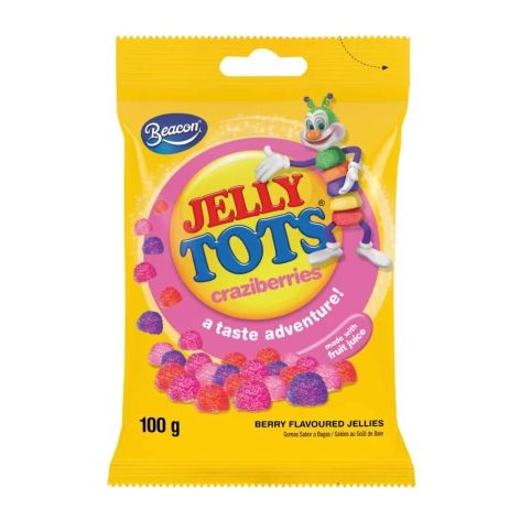 Beacon Jelly Tots Craziberries - 100g