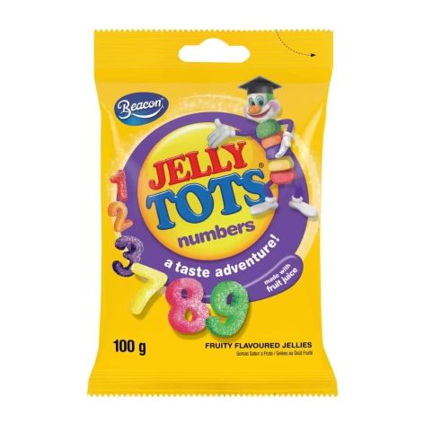 Beacon Jelly Tots Numbers - 100g