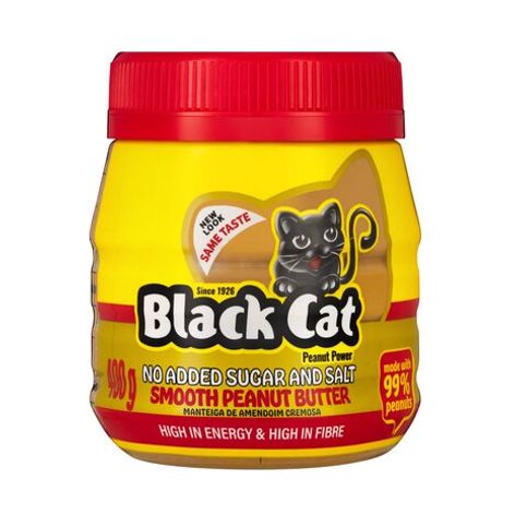 Blackcat Peanut Butter Smooth No Added Sugar & Salt - 400g