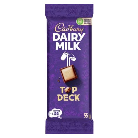 Cadbury Dairy Milk Top Deck Slab - 80g