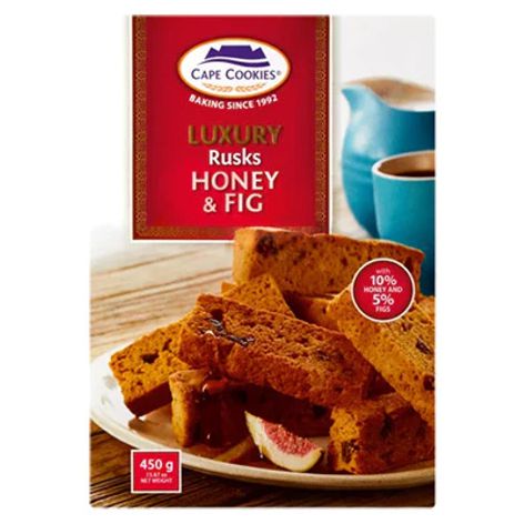 Cape Cookies Rusks - Honey & Fig