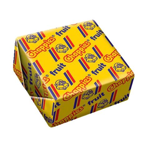 Chappies Fruit Assorted Bubblegum - 10g