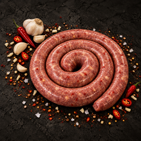 Chilli & Garlic Beef Boerewors - 1kg