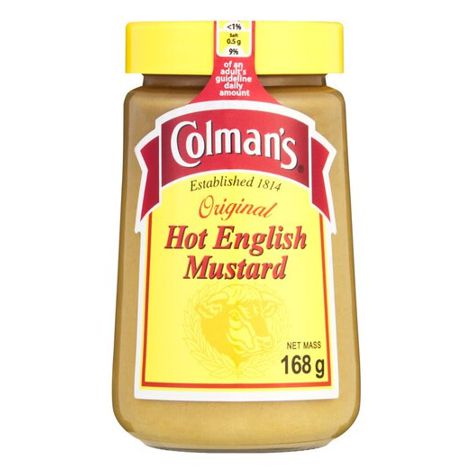 Colman's Hot English Mustard - 168g