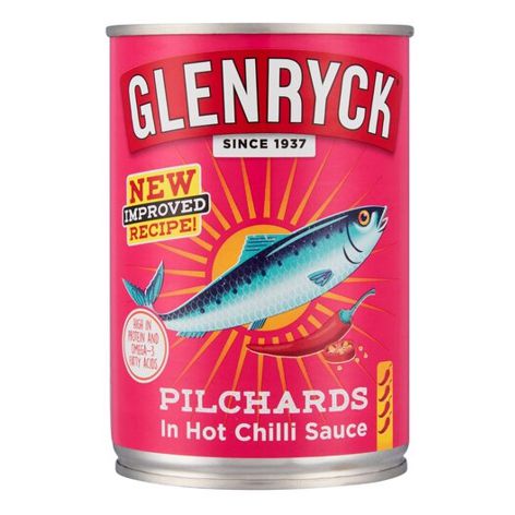 Glenryck Pilchards in Hot Chilli Sauce - 400g