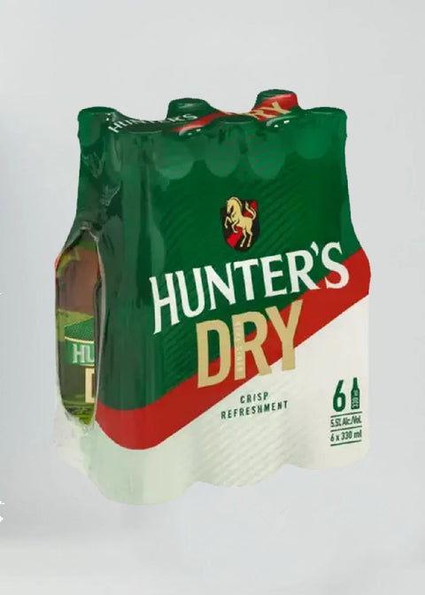 Hunters Dry Cider 6 Pack - 330ml bottles