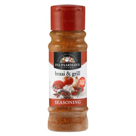 Ina Paarman’s Braai & Grill Seasoning – 200ml
