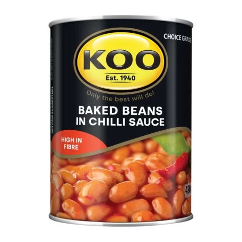 KOO Baked Beans in Chilli Sauce – 420g