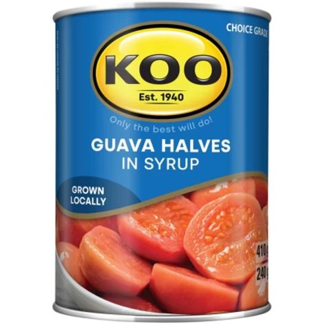 KOO Guava Halves in Syrup - 410g