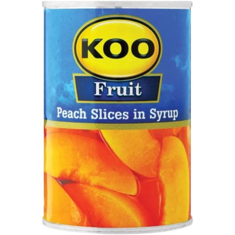 KOO Peach Slices/Halves in Syrup - 410g