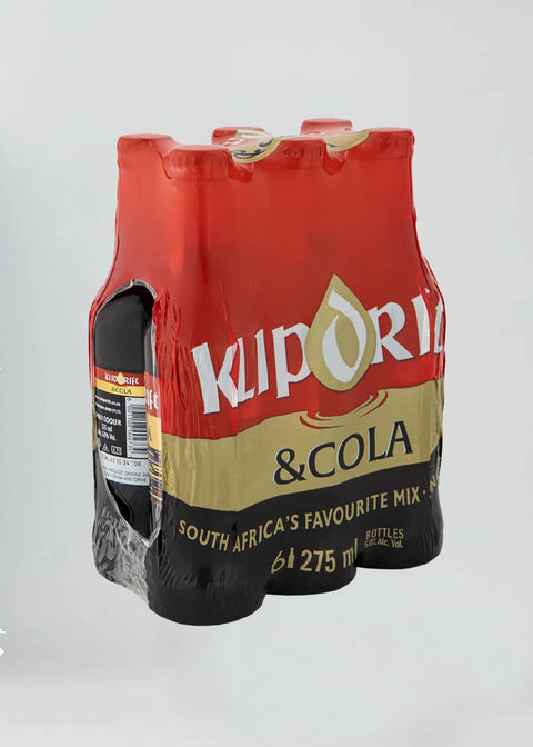 Klipdrift & Kola Pre-mix 6 Pack - 275ml bottles