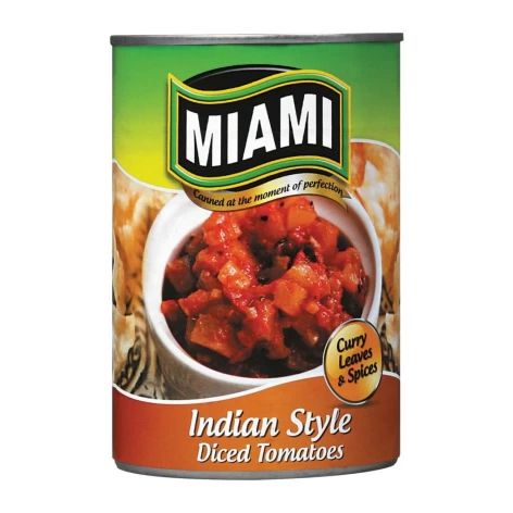 Miami Indian Style Diced Tomatoes – 410g