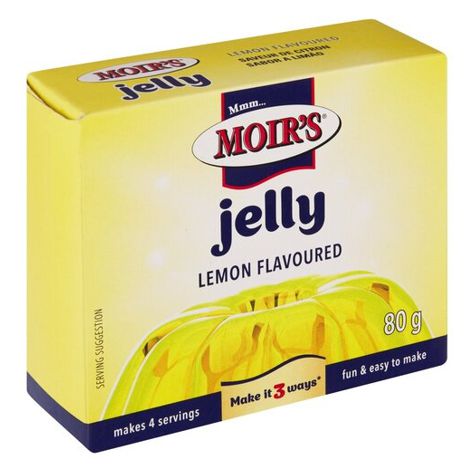 Moirs Jelly - Lemon Flavoured 80g