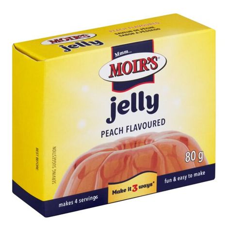 Moir's Jelly - Peach Flavoured 80g