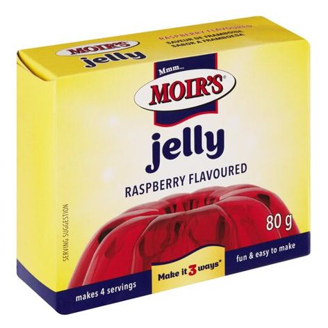 Moir's Jelly - Raspberry Flavoured 80g