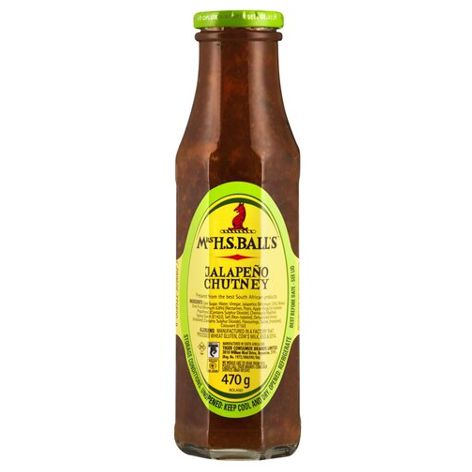 Mrs H.S. Ball's Chutney Jalapeño - 470g