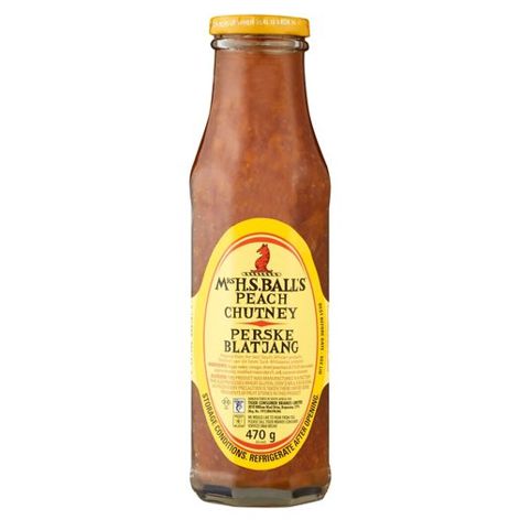 Mrs H.S. Ball's Chutney Peach - 470g
