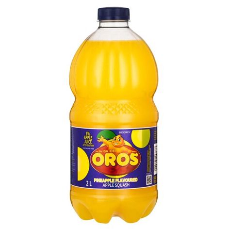 Brookes Oros Pineapple Squash - 2L