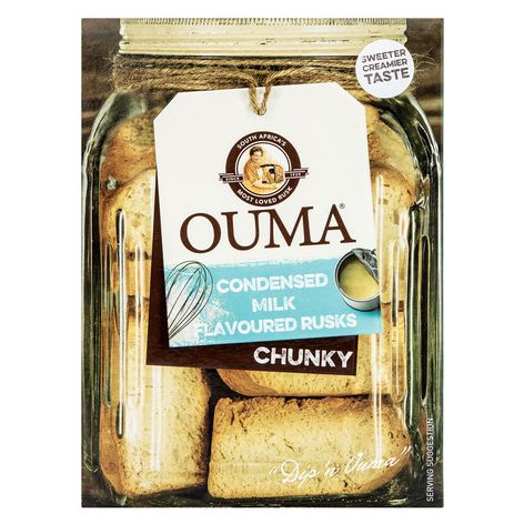 Ouma Condensed Milk Flavoured Rusks - 500g