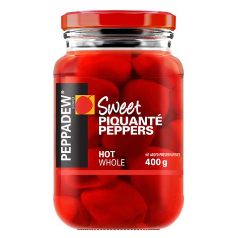 Peppadew Hot Whole Sweet Piquante Peppers - 400g