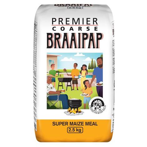 Premier Traditional Coarse Braaipap - 2.5kg