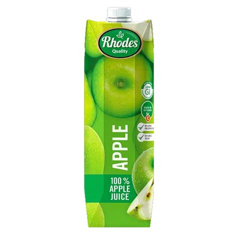 Rhodes Apple Juice - 1L
