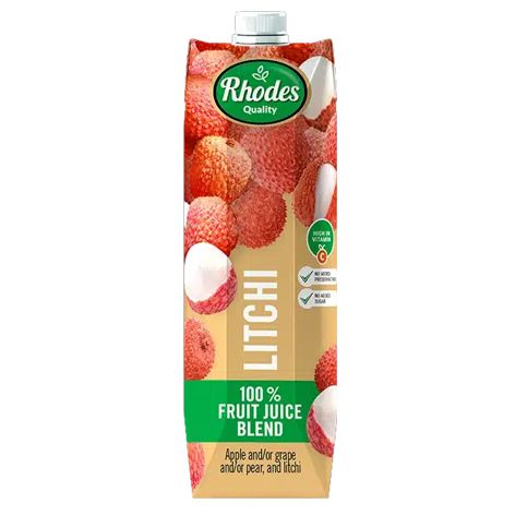Rhodes Litchi Juice Blend - 1L