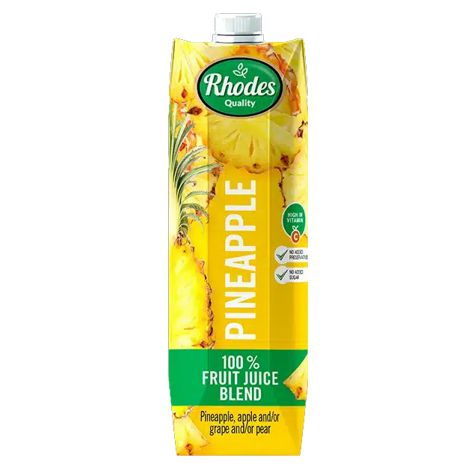 Rhodes Pinapple Juice Blend - 1L