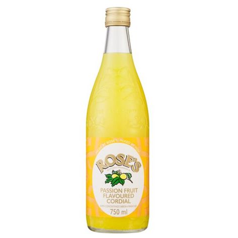 Rose's Passion Fruit Cordial - 750ml