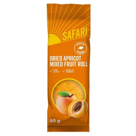 Safari Fruit Roll Apricot - 80g
