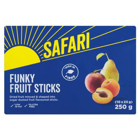 Safari Funky Fruit Sticks - 250g