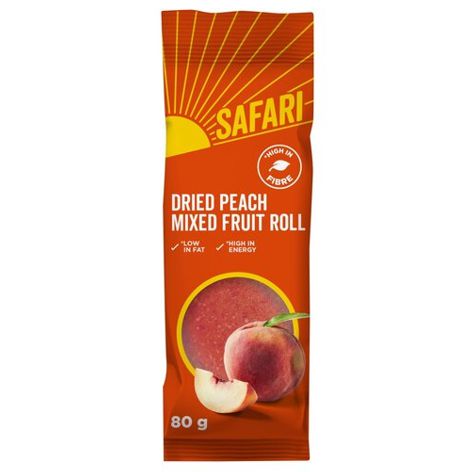Safari Fruit Roll Peach - 80g