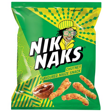 Simba Niknaks Chutney Flavour Maize Snack - 135g