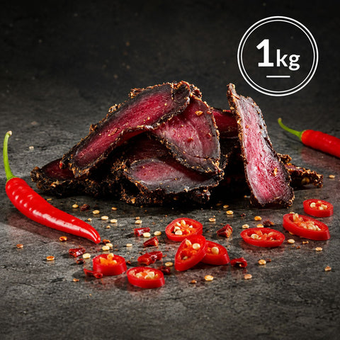BEEF BILTONG Chilli 1kg