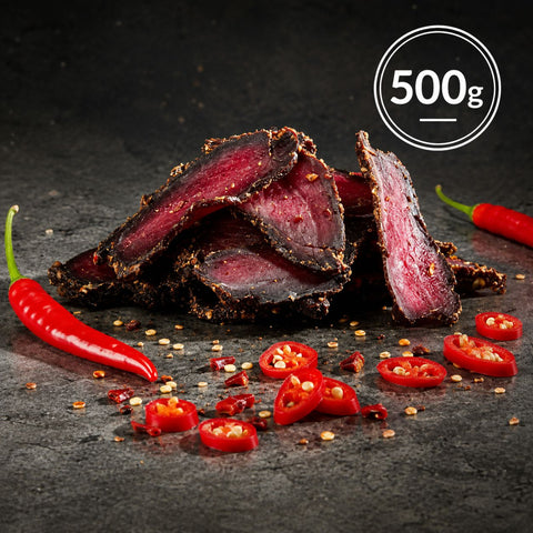 BEEF BILTONG Chilli 500g
