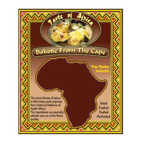Taste of Africa Cape Malay Chicken Curry Spice Pack with Recipe - 20g