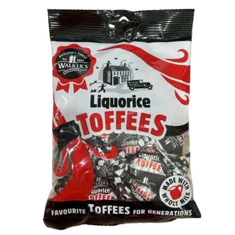 Walkers Liquorice Toffees - 150g