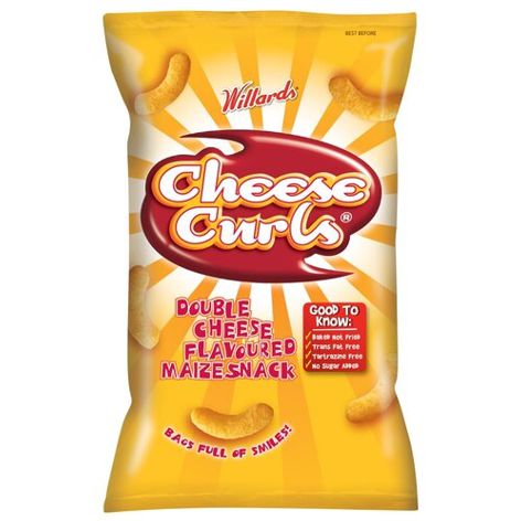 Willards Cheese Curls Double Cheese Flavour Maize Snack - 150g