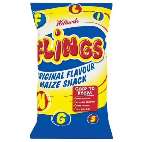 Willards Flings Original Flavour Maize Snack - 140g