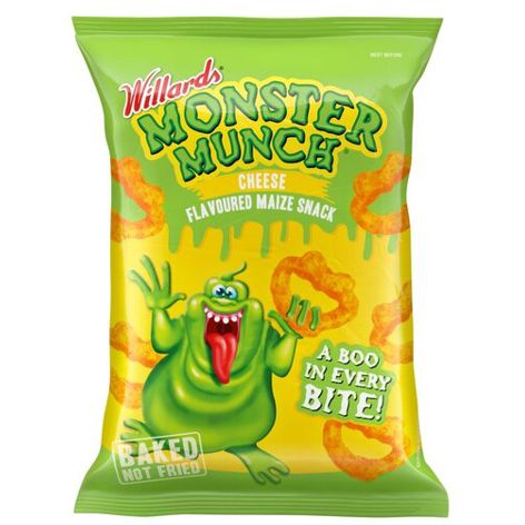 Willards Monster Munch Cheese Flavour Maize Snack - 100g