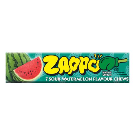 Zappo Watermelon Flavour Chews - 29g